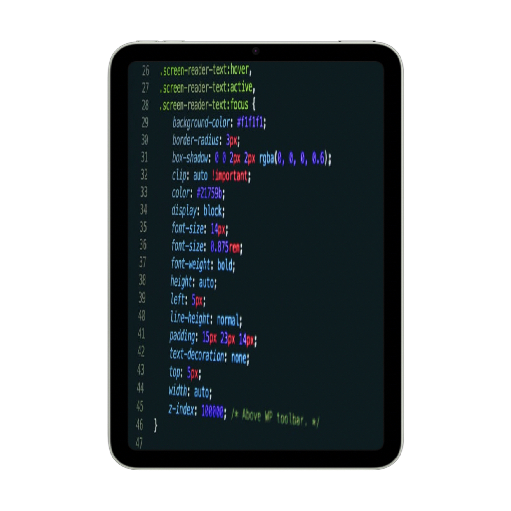 front ipad image